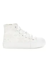 Sneakers Alte Bianche con Pizzo 155561 31