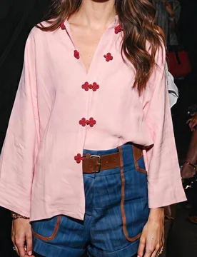 Blusa casual versátil de cuello en V para uso diario de mujer XL - Shein - FashionsVida