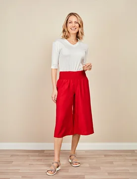Sommer-Culotte „Caro” rot - 3Pagen - FashionsVida