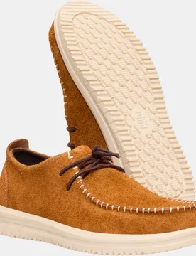 Zapatos de cordones de hombre en ante - HeyDude - FashionsVida