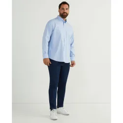 Pantalón hombre 5 bolsillos denim regular tallas grandes