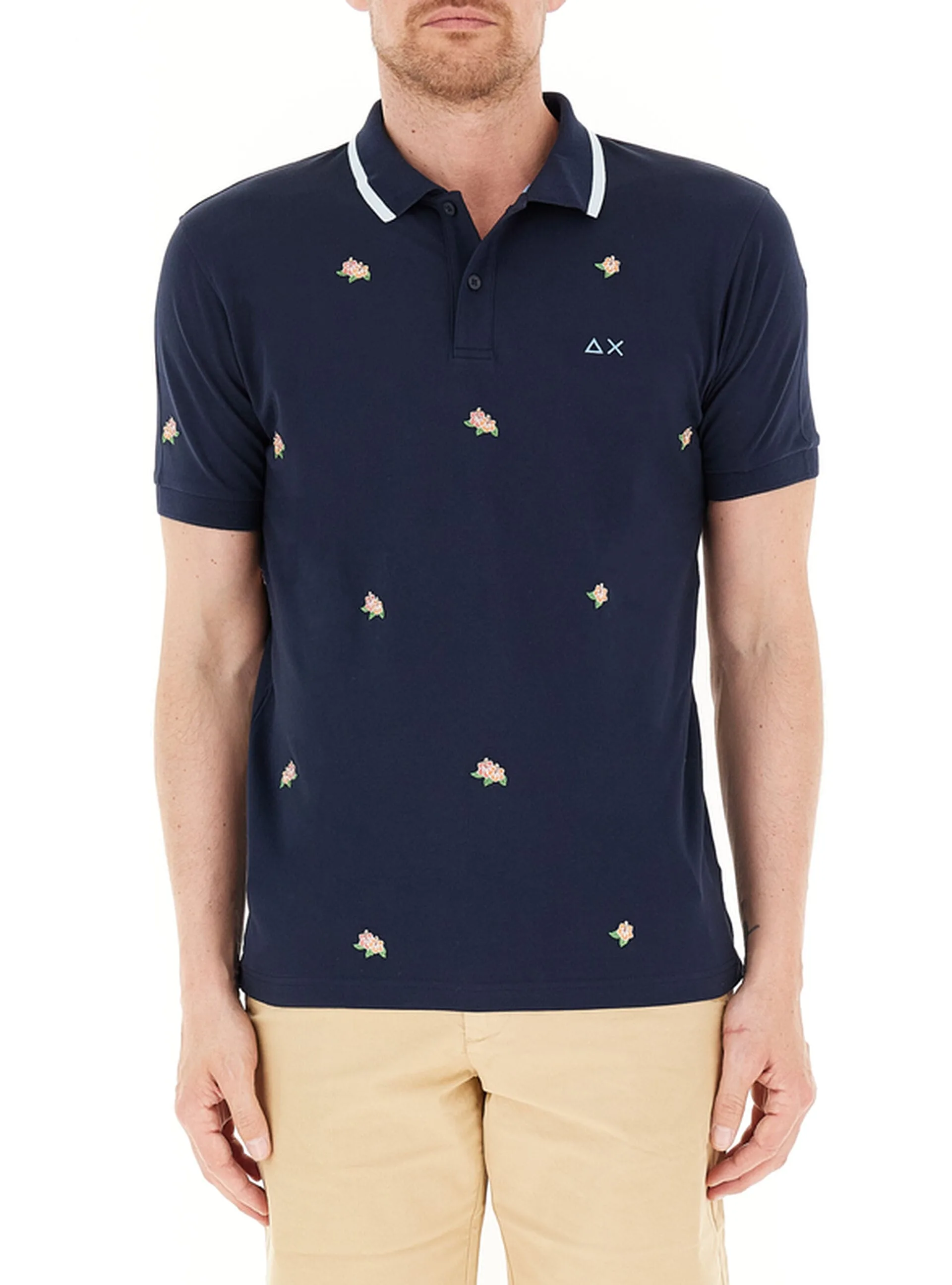 Polo maniche corte BLU SCURO M - Sun68 - FashionsVida