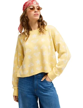 Pull Messy Stars Golden Haze L - Roxy - FashionsVida
