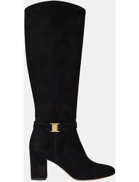 Bota alta de mujer Kellie de ante - Lauren Ralph Lauren - FashionsVida
