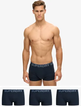 Superdry Herren Hipster aus Bio-baumwolle im 3er-Pack Marineblau - Größe: M - 39.99 - FashionsVida