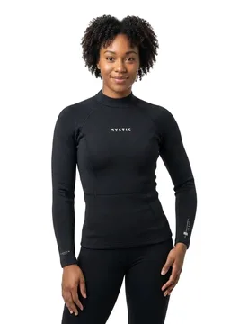 T-shirt Thermique à Manches Longues Lunar Top 2mm Black XL - Mystic - FashionsVida