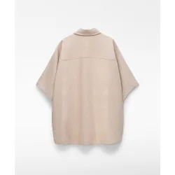 Camisa de mujer oversize con microdibujo