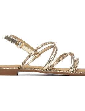 Xti Sandali 15106 Gold EU 37 - Xti - FashionsVida