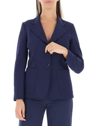 Blazer misto viscosa BLU NAVY 48