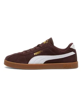 Sneakers marroni in suede con logo oro Club II 42½ - Puma - FashionsVida