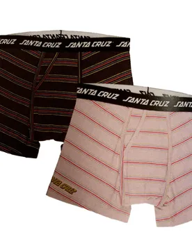 Boxers Classic Strip Strip Washed Black M - Santa Cruz - FashionsVida