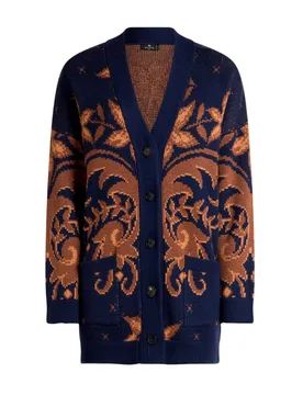 Set di capi coordinati donna - knitwear cardigan - blu - ETRO - FashionsVida
