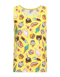 Tank Top Herren Gelb S,XS Herren