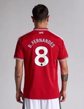 Manchester United 26/27 Home Jersey with Fernandes 8 EPL Printing & Badge 2XL - Adidas - FashionsVida