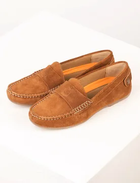Wrelton Womens Suede Driving Loafers - - Size: 7 - Rydale - FashionsVida