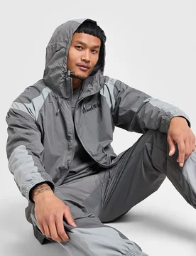 Mens Giacca Antivento Galaxy Woven - Grigio, grigio grigio Uomo taglia M - Hoodrich - FashionsVida