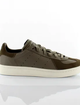 Bw Avenue Mens Khaki Trainers - Green Leather - Size Uk 4 - Adidas - FashionsVida
