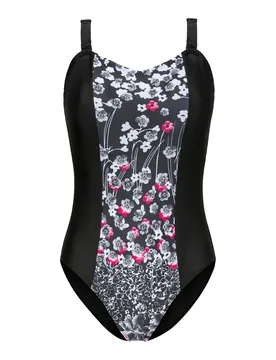 Schlankbadeanzug „Pia“ schwarz S Damen - wedolina - FashionsVida