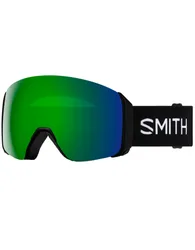 Masque de ski - 4D Mag Xl Black Chromapop Sun Green Mirror en Silicone - Noir