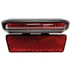 Fanale Posteriore Ls 651 Cob Line E-bike Black / Red