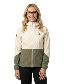 Explorair Light Dryo 2.5 Jacket Cotton White / Hay Green S Women - Scott - FashionsVida