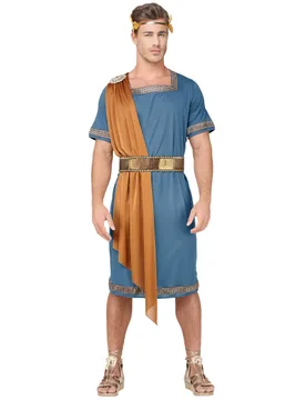 Römisches Herrscher-Kostüm für Herren Karnevalskostüm blau-braun - male - Widmann - FashionsVida