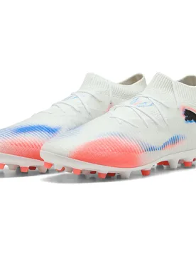 Chaussures De Football Future 8 Pro Mg White / Black / Glowing Red EU 44 1/2 - Puma - FashionsVida