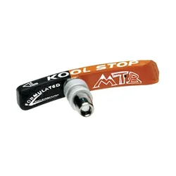 Pastiglie Freno A Cerchio Complete V-brake Dual Compound Black / Orange