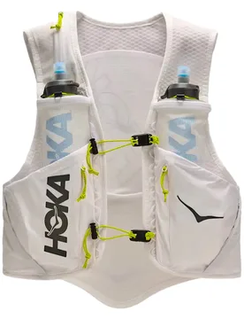Gilet de trail/running - Trail Run Vest 8L White - Taille M - Blanc - Hoka - FashionsVida