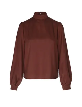 Blusa tradicional BRIA rojo oscuro 36 - Feli & Hans - FashionsVida