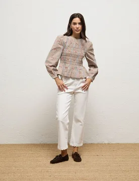 Blusa de mujer de bordados daniella - El Ganso - FashionsVida