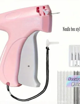 Pistola de puntada fina para ropa, micro mini pistola de etiquetado de puntada para ropa, herramientas de dobladillo acolchado, pistola de costura de - Shein - FashionsVida