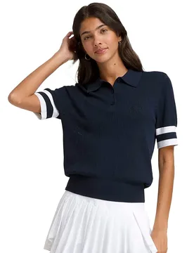 Essex Short Sleeve Polo Classic Navy XS - Wilson - FashionsVida