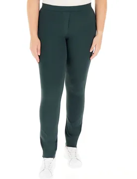Pantalone straight leg VERDE SCURO XL - ELENA MIRO' - FashionsVida