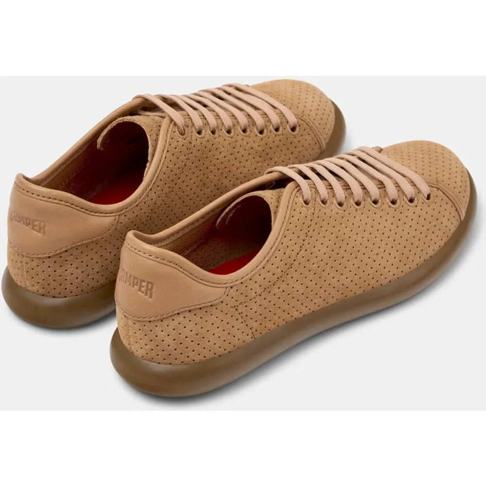 Zapatillas de piel de mujer pelotas soller con cordones - Camper - FashionsVida