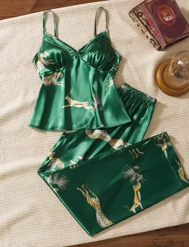 Conjunto de pijama de camiseta de tirantes para mujer XL - Shein - FashionsVida