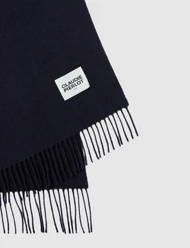 Bufanda de mujer ancha con flecos - CLAUDIE PIERLOT - FashionsVida