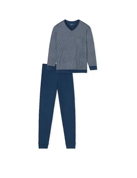 Pijama azul azul oscuro 48 - Schiesser - FashionsVida