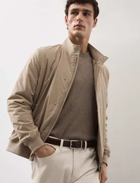 Autograph Bomber Jacket Sand male - Autograph - FashionsVida