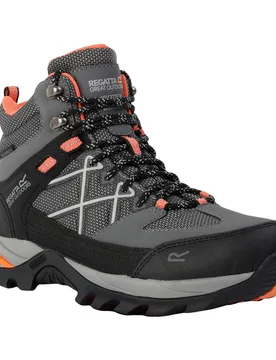 Womens/ladies Samaris Iii Walking Boots (Dark Steel/satsuma) - Dark Grey - Size Uk 6.5 - Regatta - FashionsVida