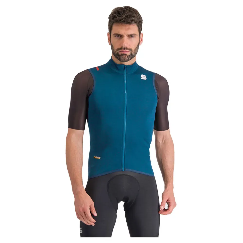 Gilet Fiandre Pro Teal Blue / Blue - Sportful - FashionsVida