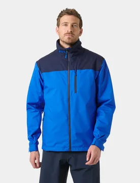 Men's Crew Midlayer Sailing Jacket 2.0 Blue L - Cobalt Blue - Male - Helly Hansen - FashionsVida