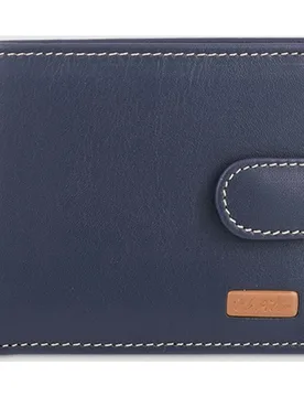 Cartera de piel marrón con capacidad para ocho tarjetas - El Potro - FashionsVida
