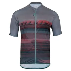Maglia A Maniche Corte Md165 Turano Grey / Merlot