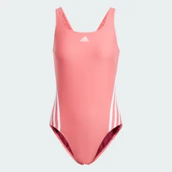 Costume da bagno 3-Stripes 42 Preloved Scarlet / White