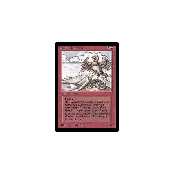 Roc of Kher Ridges Beta - Magic: The Gathering - FashionsVida