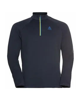 Camiseta interior con cremallera para hombre Besso Mid Layer azul oscuro XXL - Odlo - FashionsVida