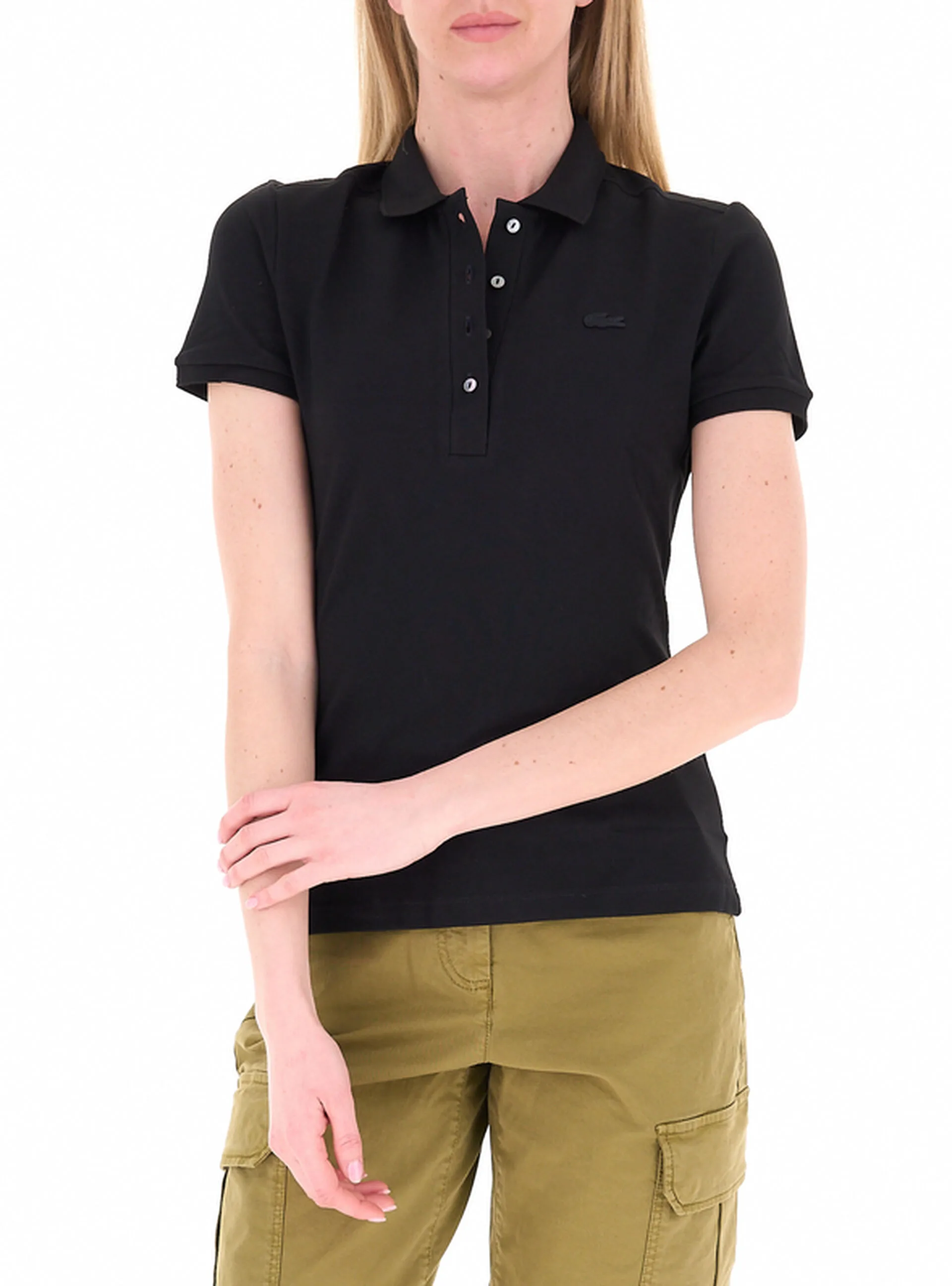 Lacoste Polo maniche corte NERO 48 - Lacoste - FashionsVida