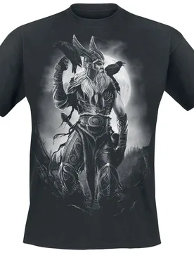 T-Shirt - Odin - S bis 4XL - für Männer - Größe 4XL - schwarz - Männer - male - Toxic Angel - FashionsVida