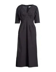 Midi-Kleid Damen Schwarz 30,32,38,40,42 Damen